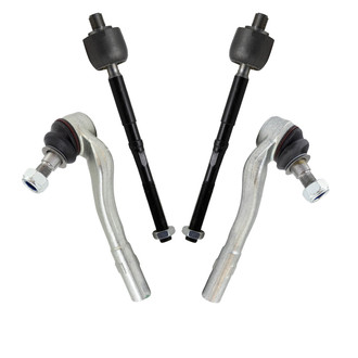 TRQ® - Front Inner and Outer Steering Tie Rod End Kit