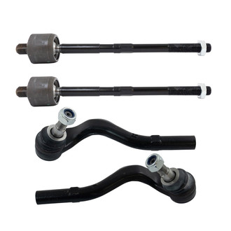 TRQ® - Front Inner and Outer Steering Tie Rod End Kit