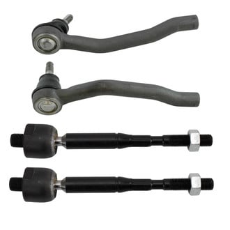 TRQ® - Front Inner and Outer Steering Tie Rod End Kit
