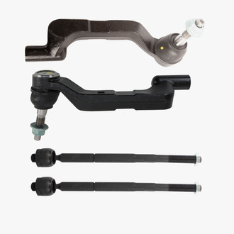 TRQ® - Front Inner and Outer Steering Tie Rod End Kit