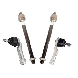 TRQ® - Front Inner and Outer Steering Tie Rod End Kit