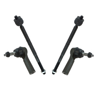 TRQ® - Front Inner and Outer Steering Tie Rod End Kit