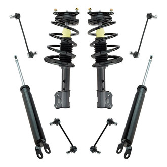 TRQ® - Front and Rear Shock Absorber and Suspension Kit