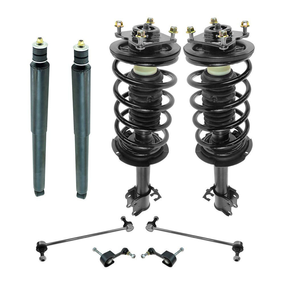 TRQ® PSA85604 - Front and Rear Shock Absorber and Suspension Kit