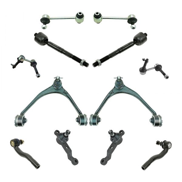 TRQ® - Front and Rear Control Arm and Suspension Kit