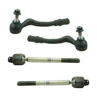 TRQ® - Front Driver and Passenger Side Steering Tie Rod End Kit