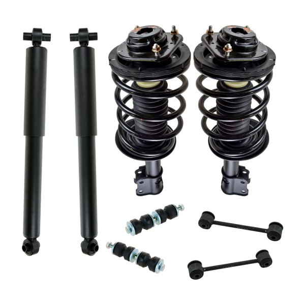 TRQ® - Front and Rear Shock Absorber and Suspension Kit