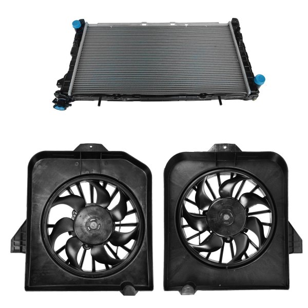 TRQ® - Radiator and Engine Cooling Fan Kit