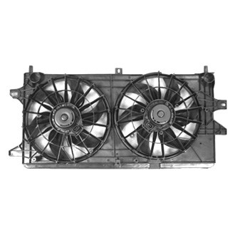 TRQ® - Dual Radiator and Condenser Fan Assembly