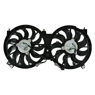 TRQ® - Dual Radiator and Condenser Fan Assembly