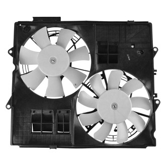 TRQ® - Dual Radiator and Condenser Fan Assembly