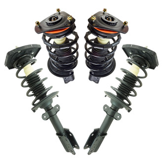 TRQ® - Front and Rear Complete Strut Assembly Kit
