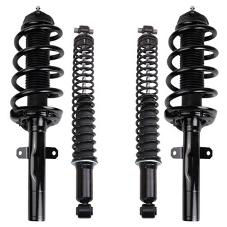 TRQ® - Front and Rear Complete Strut Assembly Kit