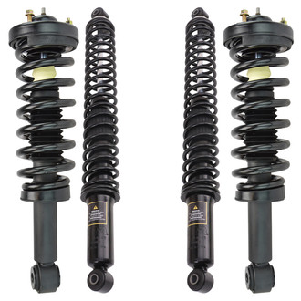 TRQ® - Front and Rear Complete Strut Assembly