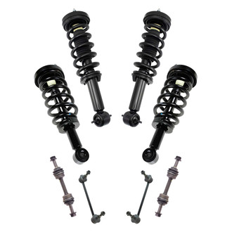 TRQ® - Front and Rear Shock Absorber and Suspension Kit