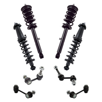 TRQ® - Front and Rear Complete Strut Assembly Kit