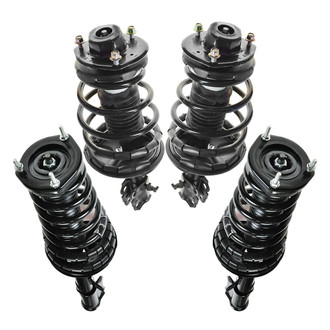 TRQ® - Front and Rear Complete Strut Assembly Kit