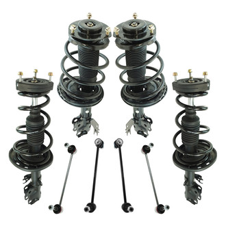 TRQ® - Front and Rear Complete Strut Assembly Kit