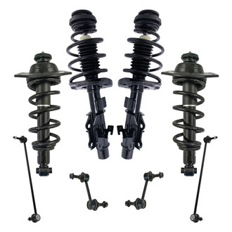 TRQ® - Front and Rear Complete Strut Assembly Kit