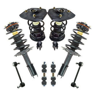 TRQ® - Front and Rear Complete Strut Assembly Kit