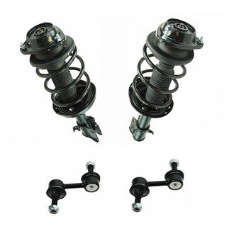 TRQ® - Front Driver and Passenger Side Shock Absorber and Suspension Kit