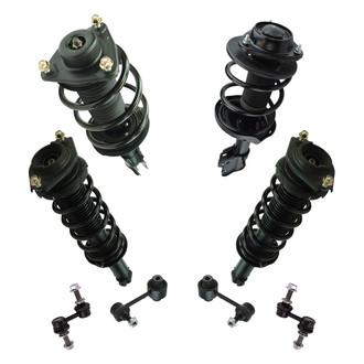 TRQ® - Front and Rear Complete Strut Assembly Kit