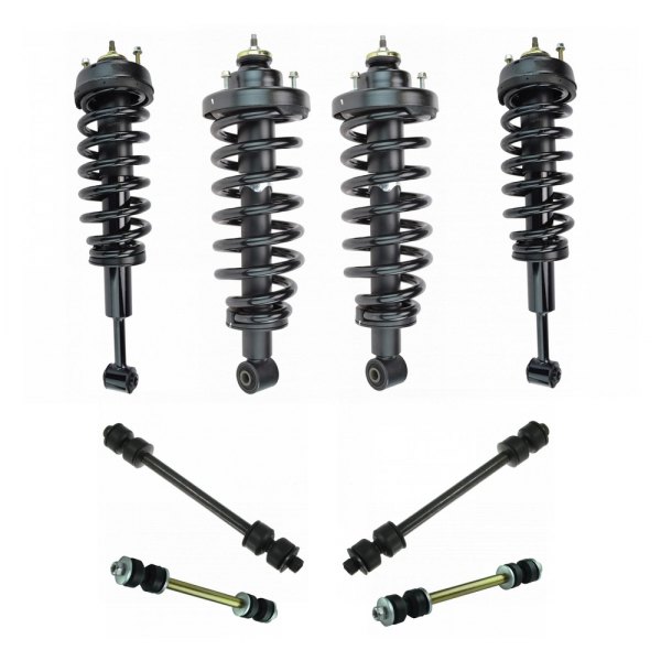 TRQ® - Front and Rear Complete Strut Assembly Kit