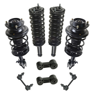 TRQ® - Front and Rear Complete Strut Assembly Kit