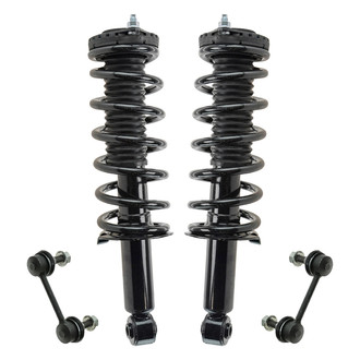 TRQ® - Rear Driver or Passenger Side Complete Strut Assembly Kit