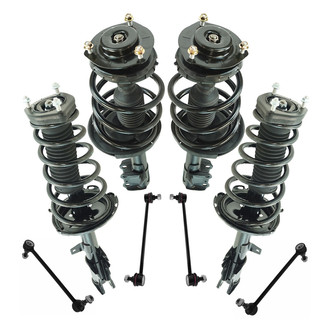 TRQ® - Front and Rear Complete Strut Assembly Kit