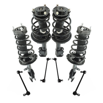 TRQ® - Front and Rear Complete Strut Assembly Kit