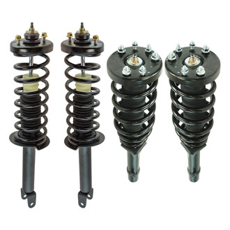TRQ® - Front and Rear Complete Strut Assembly Kit