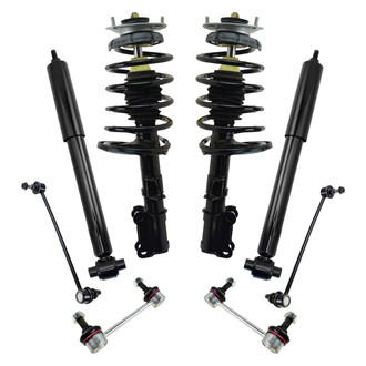 TRQ® - Front and Rear Shock Absorber and Suspension Kit