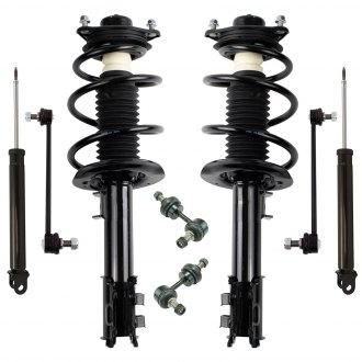 Detroit Axle Front Sway Bar Links for 2011 2012 Kia Optima Korea Built and Sport Suspension Models Only Exc Hybrid 6pc Front Struts w/Coil Spring Assembly & Rear Shock Absorbers 