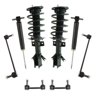 TRQ® - Front and Rear Complete Strut Assembly Kit