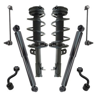 TRQ® - Front and Rear Shock Absorber and Suspension Kit