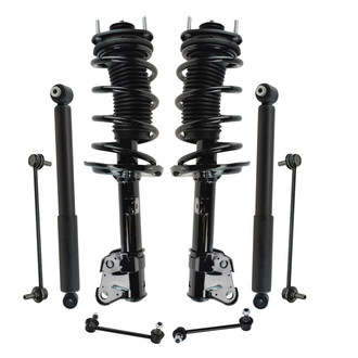 TRQ® - Front and Rear Complete Strut Assembly Kit