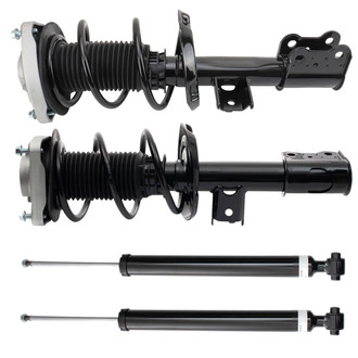 TRQ® - Front and Rear Complete Strut Assembly Kit