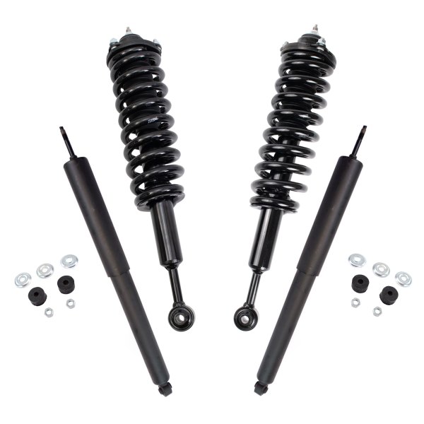 TRQ® - Front and Rear Complete Strut Assembly Kit