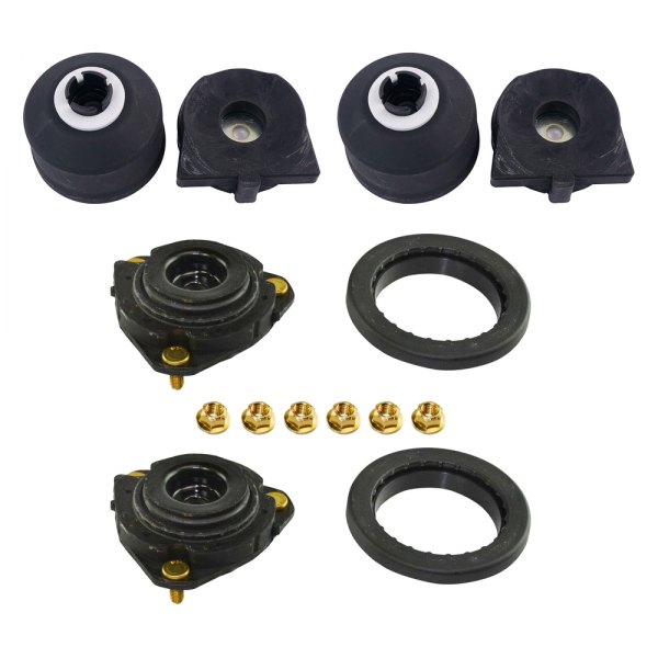 TRQ® - Front and Rear Strut Mount Kit