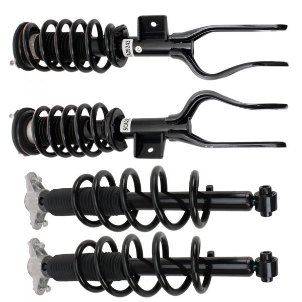 TRQ® - Front and Rear Complete Strut Assembly Kit