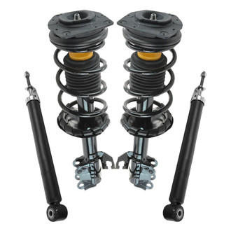 TRQ® - Front and Rear Complete Strut Assembly Kit