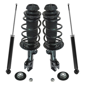 TRQ® - Front and Rear Complete Strut Assembly Kit
