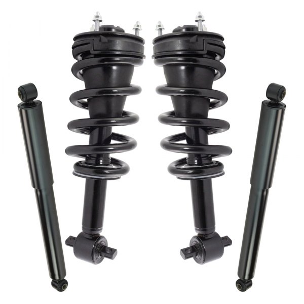 TRQ® - Front and Rear Complete Strut Assembly Kit