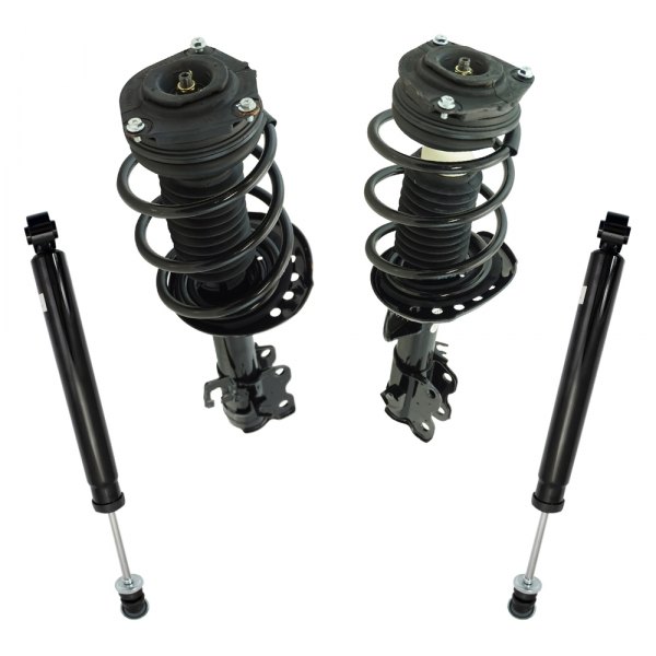 TRQ® - Front and Rear Complete Strut Assembly Kit