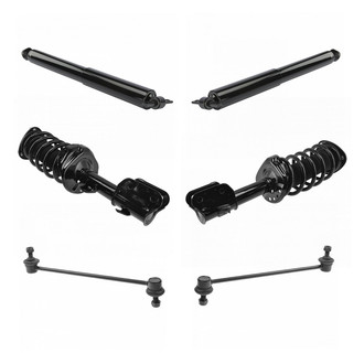 TRQ® - Front and Rear Complete Strut Assembly Kit