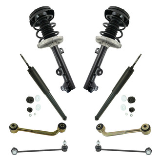 TRQ® - Front and Rear Shock Absorber and Suspension Kit