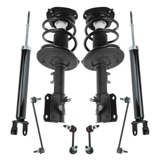 TRQ® - Front and Rear Complete Strut Assembly Kit