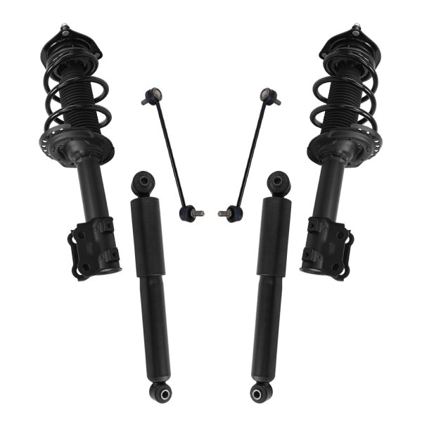 TRQ® - Front and Rear Complete Strut Assembly Kit