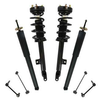 TRQ® - Front and Rear Complete Strut Assembly Kit